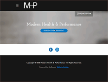 Tablet Screenshot of mhptherapy.com